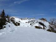 Piste facile sur le plateau élevé du Feuerberg