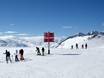 Alpes de l'Albula: indications de directions sur les domaines skiables – Indications de directions St. Moritz – Corviglia