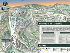 Plan des pistes Hatley Pointe