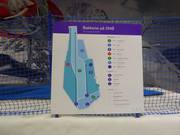 Plan des pistes à la station supérieure du télésiège