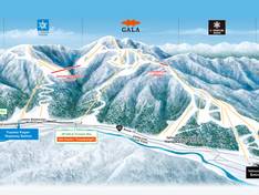 Plan des pistes Yuzawa Kogen/Gala Yuzawa/​Ishiuchi Maruyama