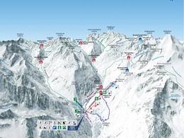 Plan des pistes Vent