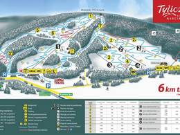 Plan des pistes Tylicz