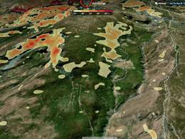 Plan des pistes Nord Freeride
