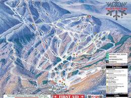 Plan des pistes Mad River Glen