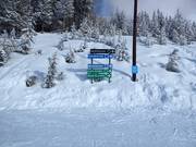 Signalisation dans le domaine skiable Fairmont Hot Springs