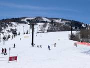 Piste facile au télésiège First Time Express