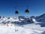 Karlesjochbahn - 8 places | Télécabine avec sièges chauffants (monocâble à mouvement unidirectionnel)