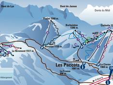 Plan des pistes Rathvel – Châtel-St-Denis