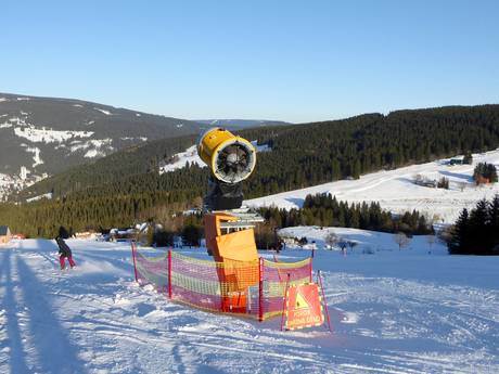 Fiabilité de l'enneigement Sudètes – Fiabilité de l'enneigement Pec pod Sněžkou