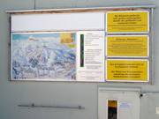 Panneau d'information à la station supérieure du Walmendingerhorn