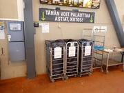 Tri des déchets dans la station de ski Ylläs