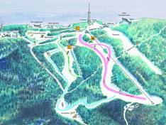 Plan des pistes Sljeme (Medvednica) – Zagreb