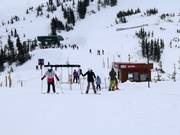 Passage entre les domaines skiables d'Alta et de Snowbird