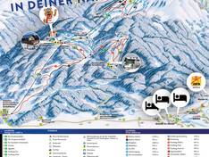 Plan des pistes Kasberg – Grünau im Almtal