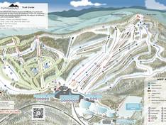 Plan des pistes Catamount