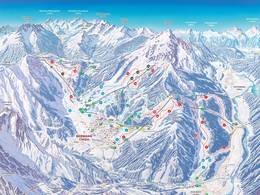 Plan des pistes Berwang/Bichlbach/Rinnen