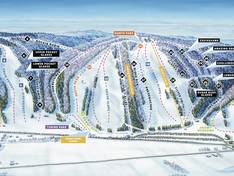 Plan des pistes Snow Ridge