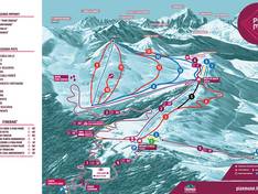 Plan des pistes Pian Munè – Paesana