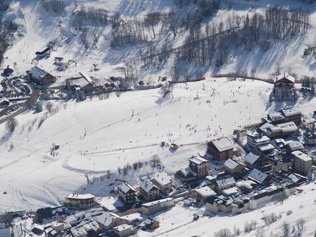 Domaines skiables pour les débutants en Maurienne – Débutants Les Sybelles – Le Corbier/La Toussuire/Les Bottières/St Colomban des Villards/St Sorlin/St Jean d’Arves