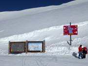 Plan des pistes dans le domaine skiable