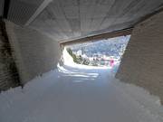 Descente jusqu'à St. Moritz Bad