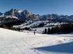 Dolomites: Taille des domaines skiables – Taille Alta Badia