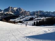 Le terrain doux au-dessus d'Alta Badia