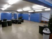 Casiers dans le hall de ski