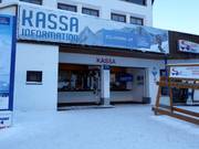 Zone de caisse soignée