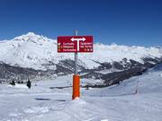 Signalisation sur les pistes