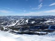 Vue depuis le Top of Challenger vers l'Andesite Mountain