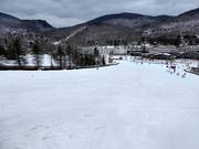 Piste d'entraînement Harfang des Neiges dans la zone de la vallée