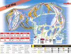 Plan des pistes Kamui Ski Links