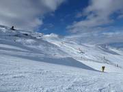 Vue vers le téléski Rocky Gully