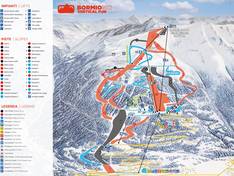 Plan des pistes Bormio – Cima Bianca