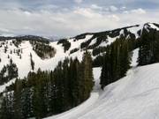 Vue sur les pistes du Aspen Mountain