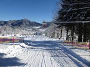 Piste de mesure de vitesse au Draxlhang