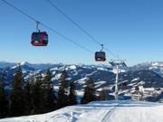 Fleckalmbahn - 10 places | Télécabine avec sièges chauffants (monocâble à mouvement unidirectionnel)