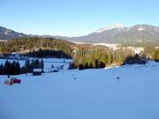 Piste intermédiaire au téléski Waldrast