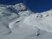 Pentes de poudreuse à Stuben