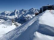 Pente de freeride non sécurisée au Schilthorn