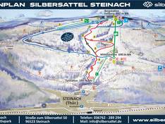 Plan des pistes Silbersattel – Steinach