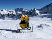 Canon à neige sur le glacier du Kaunertal
