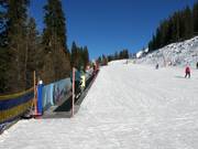 Espace débutant à la station intermédiaire