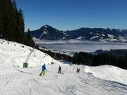 Piste familiale de difficulté moyenne