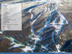 Plan des pistes Cerro Mirador – Punta Arenas