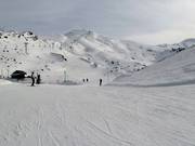 Descentes sur des pentes sans arbres