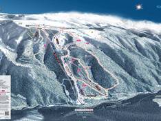 Plan des pistes Bodrost/Kartala