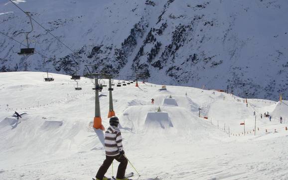 Snowparks Klostertal (vallée de Kloster) – Snowpark St. Anton/St. Christoph/Stuben/Lech/Zürs/Warth/Schröcken – Ski Arlberg